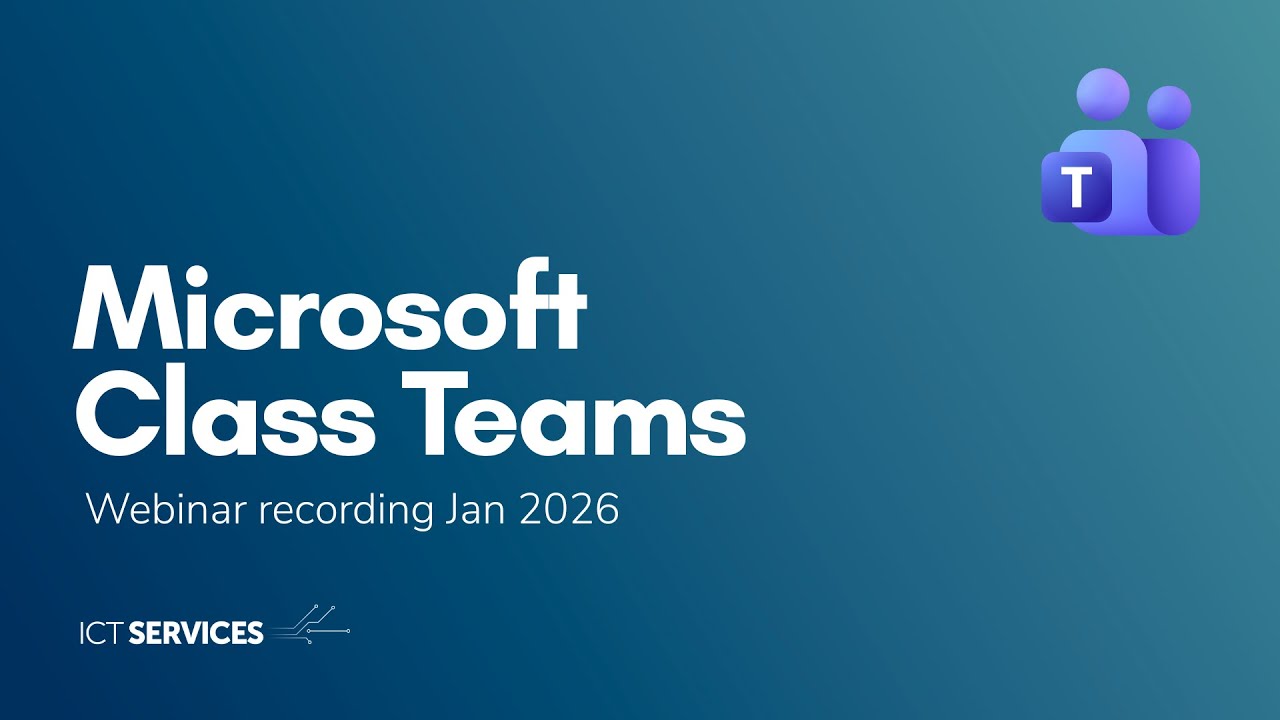 Microsoft Class Teams - webinar - Jan 2026