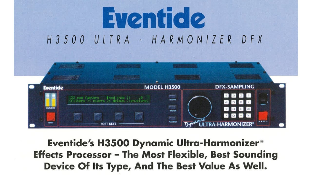Eventide H3000  - The Other Microshift Preset, Verbs, Chorus & More