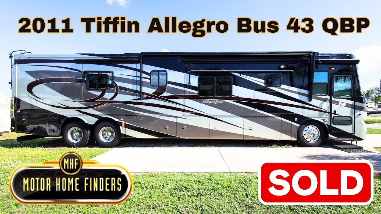 SOLD - 2011 Tiffin Allegro Bus 43 QBP   |   www.MotorHomeFinders.com