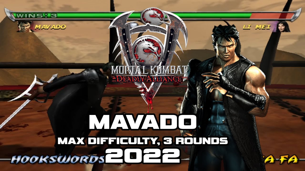 Mortal Kombat Deadly Alliance 2022 (PS2): Mavado on Max, 3 Rounds