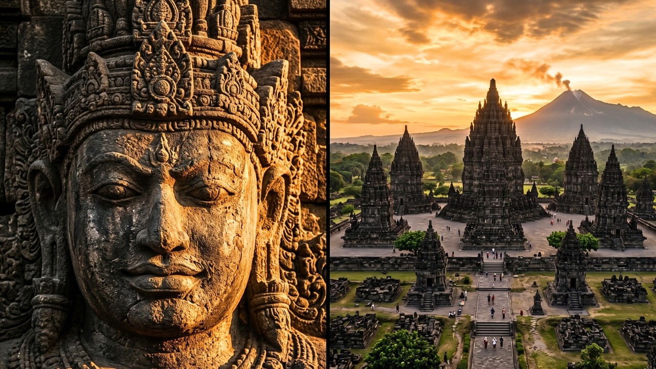The 9th Century Hindu Temple Complex Built With Over 200 Structures | PRAMBANAN INDONESIA