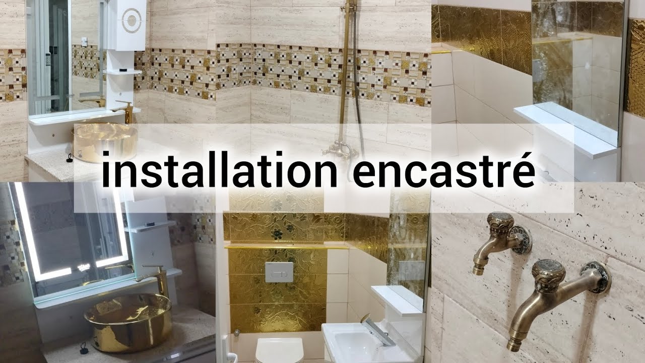 #installation #encastré #montage #lavabo #siege #anglais #suspendu #mélongeur #branz #chaudière