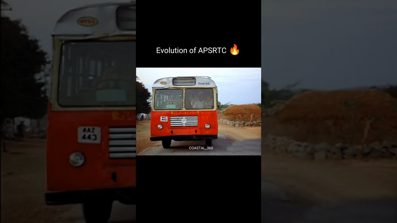 Evolution of APSRTC 🔥🔥 #andhrapradesh #telangana #apsrtcbus