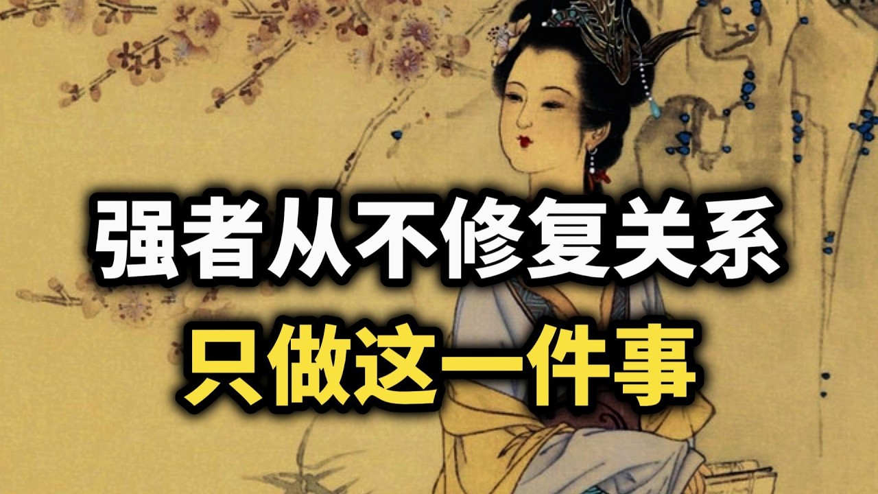 真正的强者从不修复关系，他们只做这一件事~ #强者思维 #人际关系 #认知觉醒 #处世智慧  #社交 #自我成長