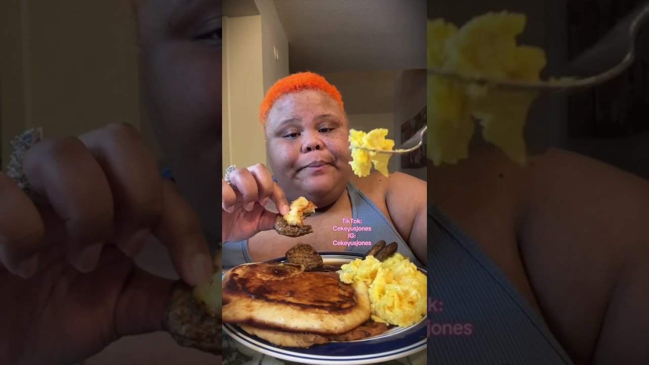 Cooking My Husband Pancakes, Sausage & Eggs 🥞🍳🔥 | Eatwithcekeyus