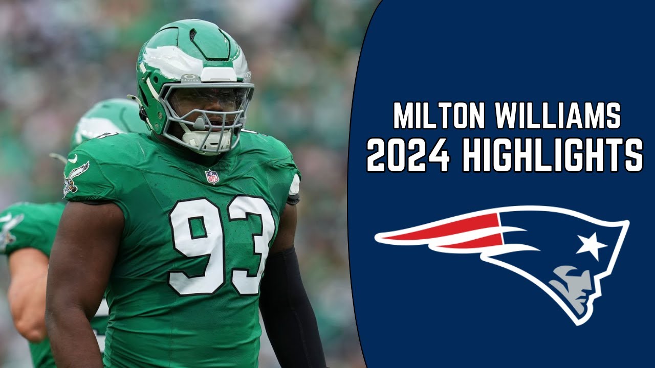 Milton Williams 2024 Highlights 🔥 | Welcome to the Patriots