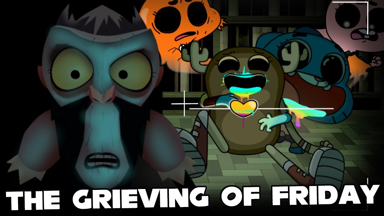 FNF | BEST GUMBALL MOD!? - The Grieving Of Friday | (The Amazing World of Gumball) (GAME OVER)