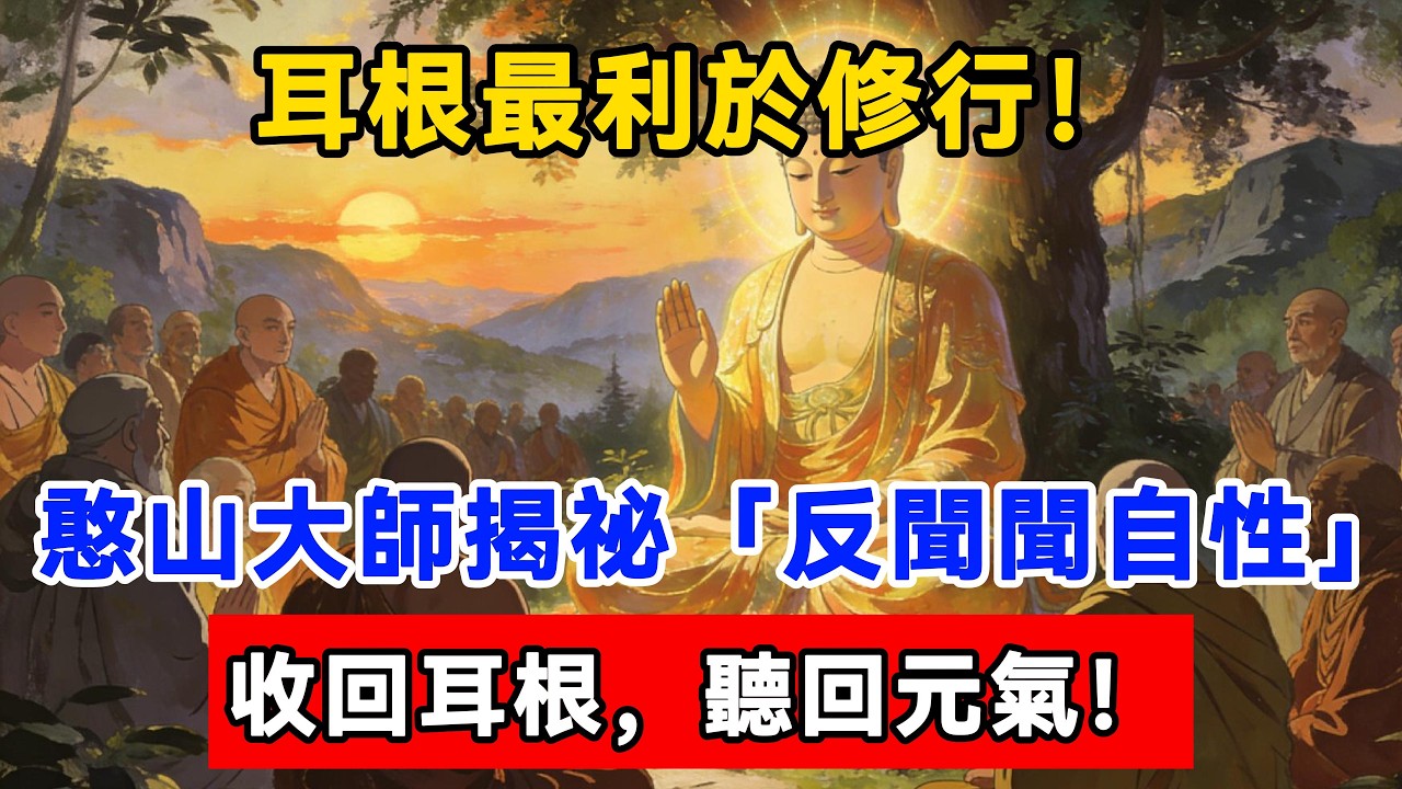 耳根最利於修行！憨山大師揭祕「反聞聞自性」，收回耳根，聽回元氣！#佛陀#佛學#佛教#禪修#佛法智慧#佛教故事#佛教文化#佛學知識 #佛學智慧 #明月禅心