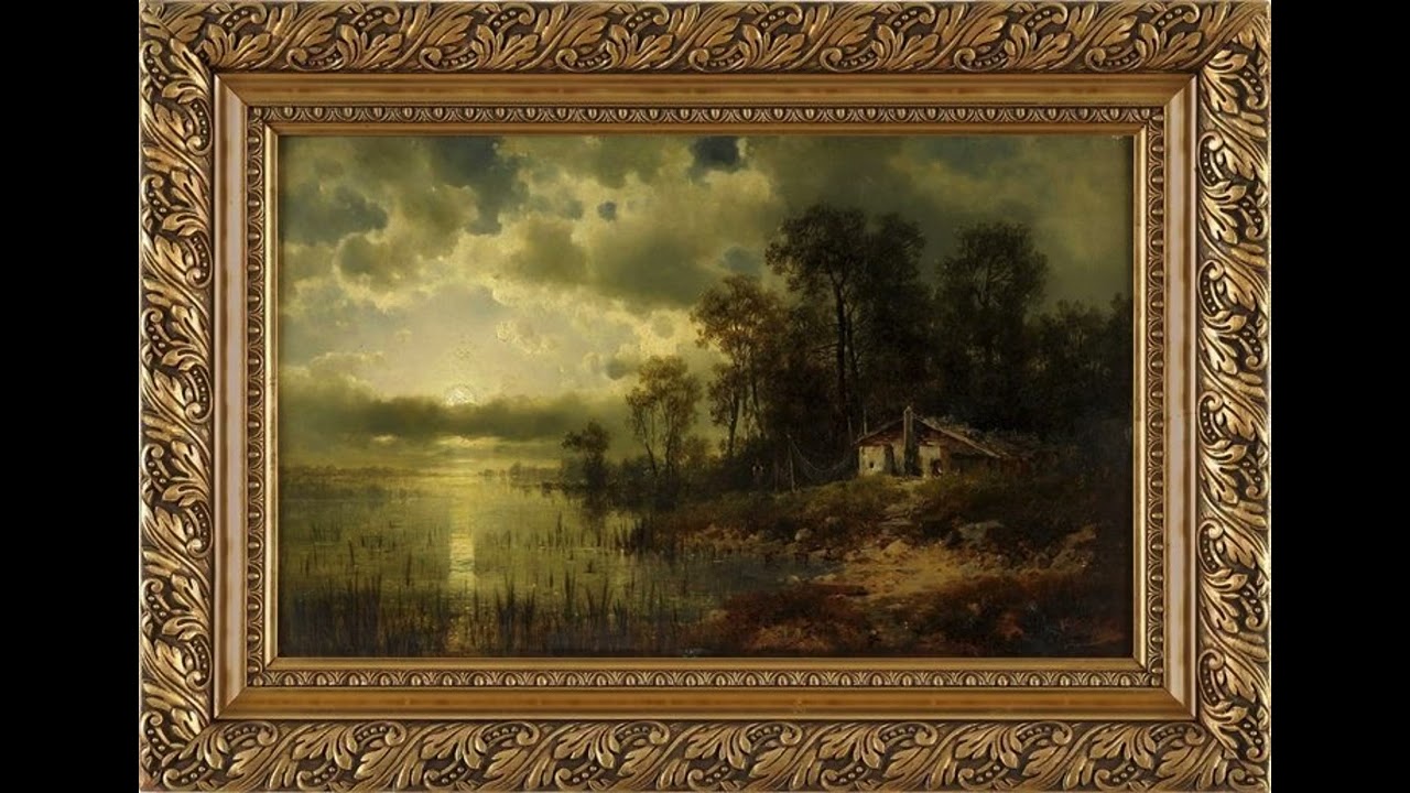  Vintage Impressionist Oil Painting 