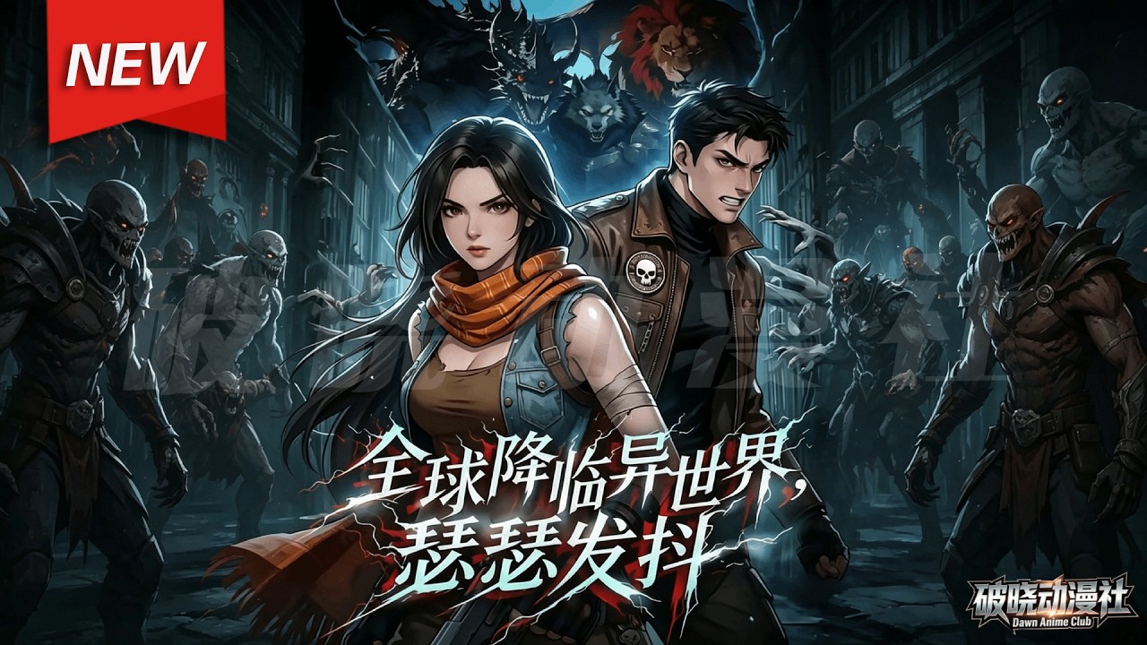 MULTISUB📢新番上线《全球降临异世界，瑟瑟发抖》第1~73集丨全球降临异世界，失忆领主关云杀怪升级建领地，集结家人守护一方！#漫剧 #破晓动漫社