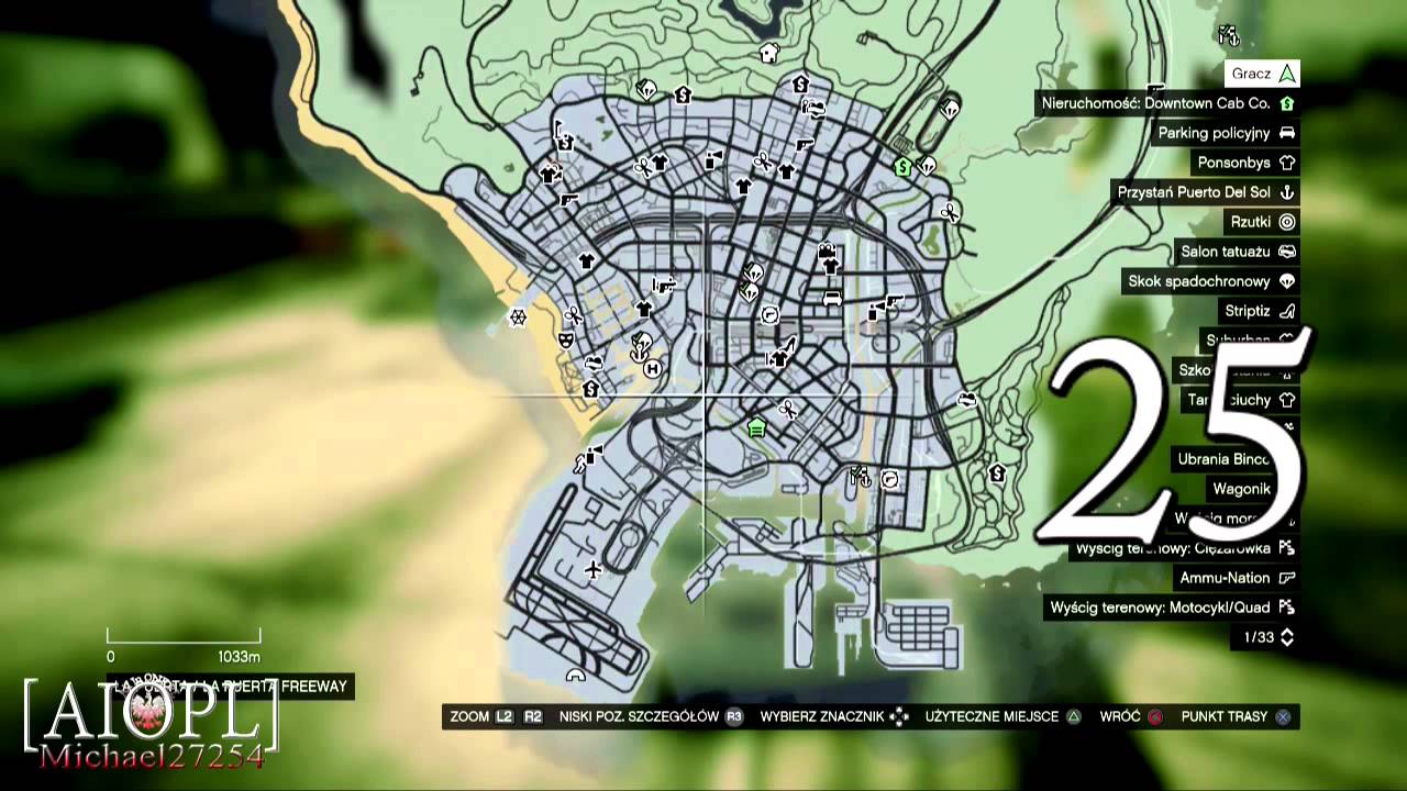 [AIOPL] GTA V PORADNIK: Lokalizacja 50-ciu skoków kaskaderskich 720p