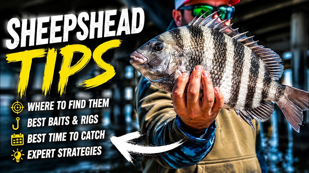 Sheepshead Fishing with Fiddler Crabs - Tips & Tricks to CATCH More!