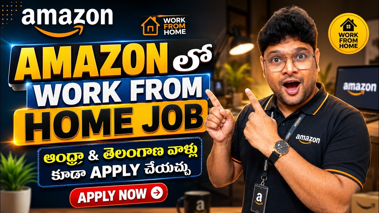 🔥 Latest Work From Home Job | Free Laptop & Kit | Latest Jobs in Telugu | Amazon | V the Techee