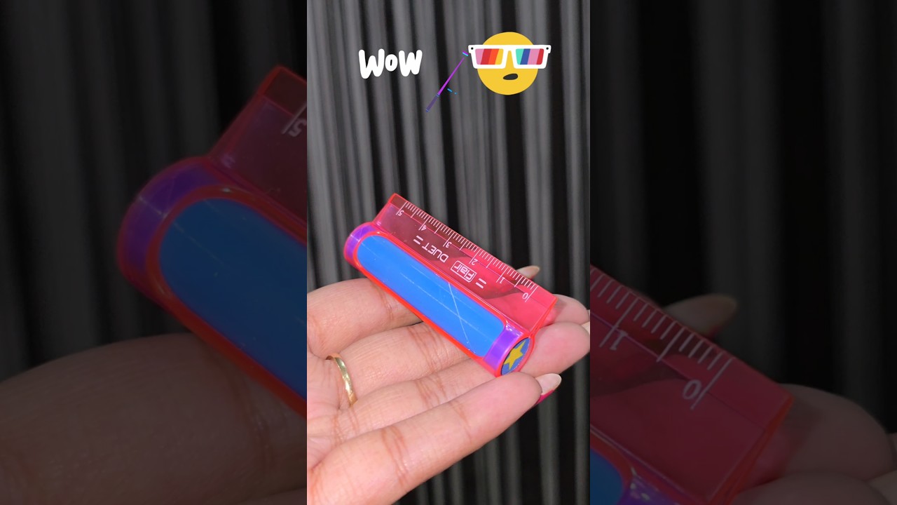 Eraser in Shape of Scale ✏️ | Unique Stationery Find #shorts