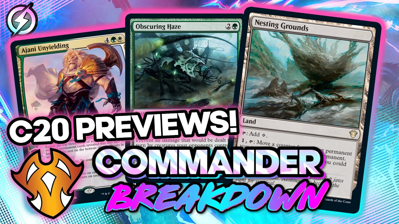 Jolt - C20 Previews - Nesting Grounds, Obscuring Haze and Ajani Unyielding