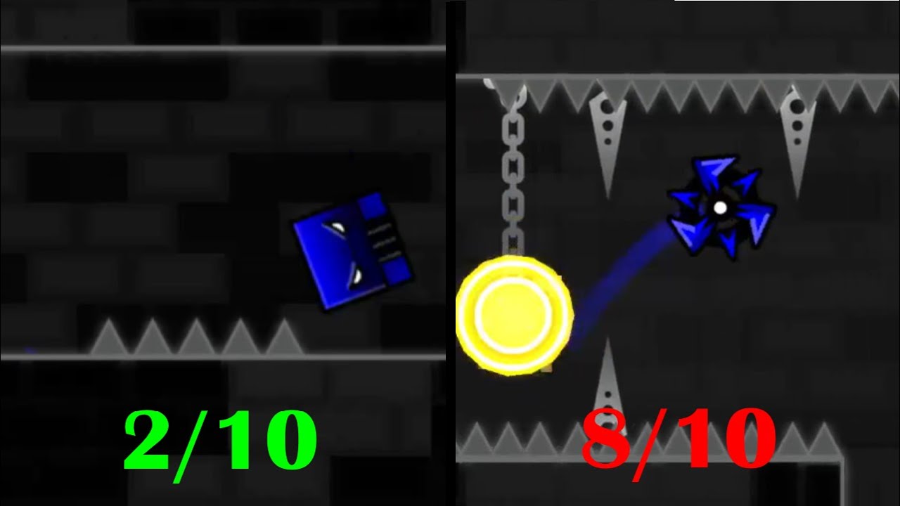 Acropolis but all parts are from easiest to hardest | Geometry Dash