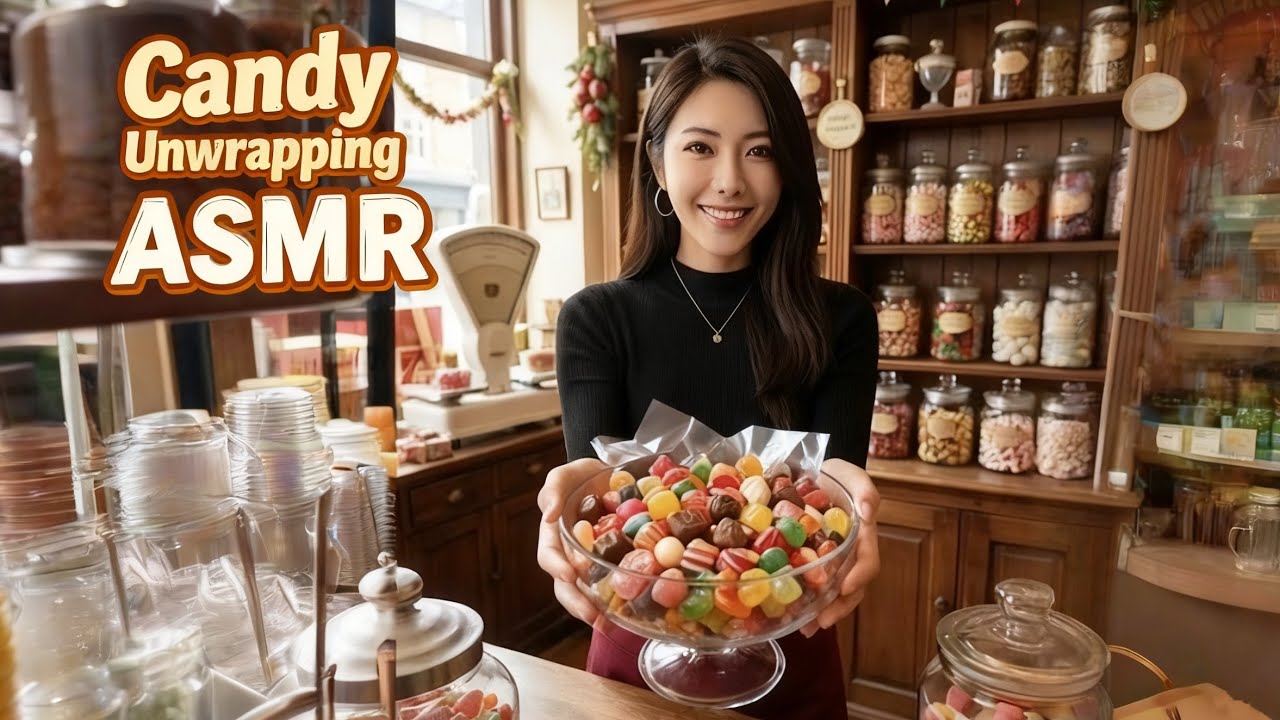 ASMR Relaxing | Chinese Cantonese ｜糖果療癒時光| Candy Unwrapping 糖果特輯 #asmr #asmrcandy #unwrappingasmr 
