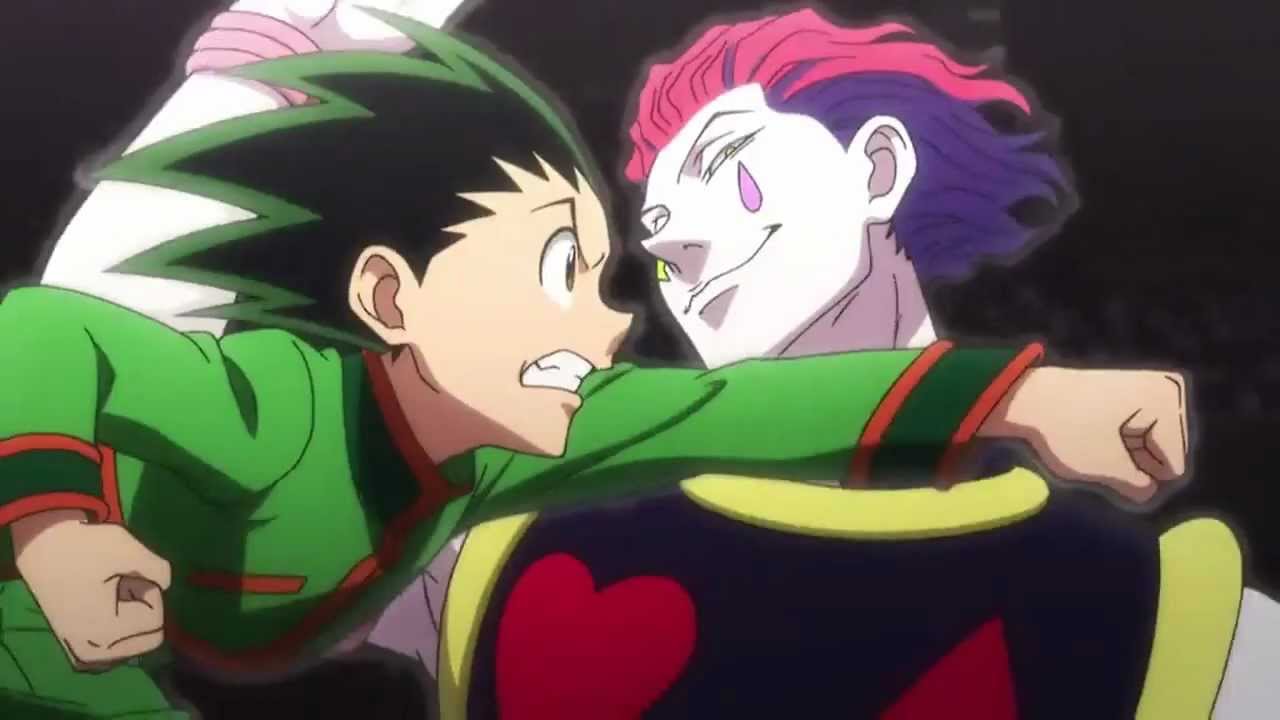 Hunter X Hunter 2012 (EPIC) Fight scene Hisoka vs Gon (AUDIO REPLACED)