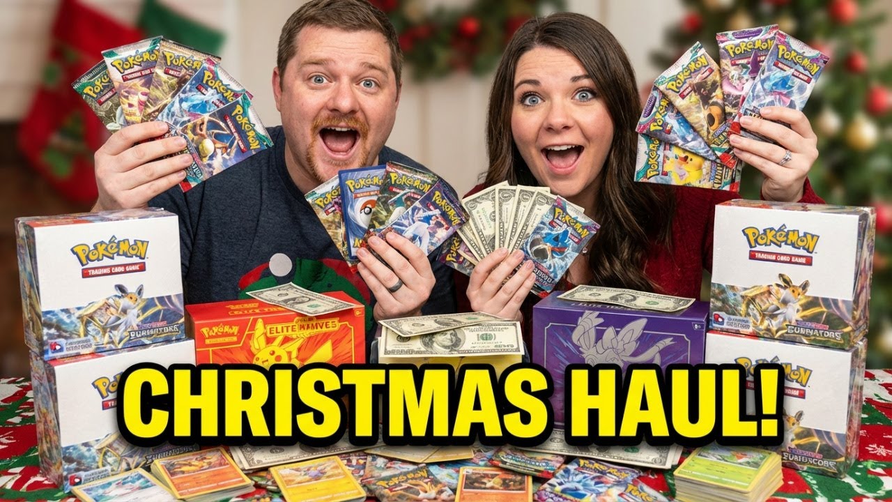 Spending our Christmas money on Pokémon