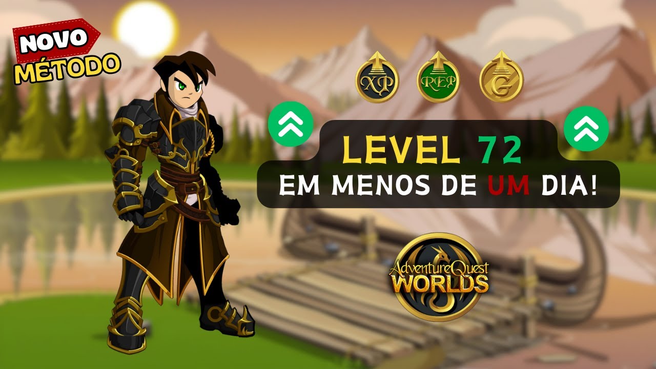 COMO EU UPEI +20 NÍVEIS EM MENOS DE UM DIA NO AQW