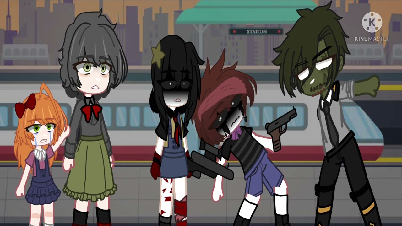 Afton Family in a zombie apocalypse || FNAF || Inspired by @shadowglitch-0-253