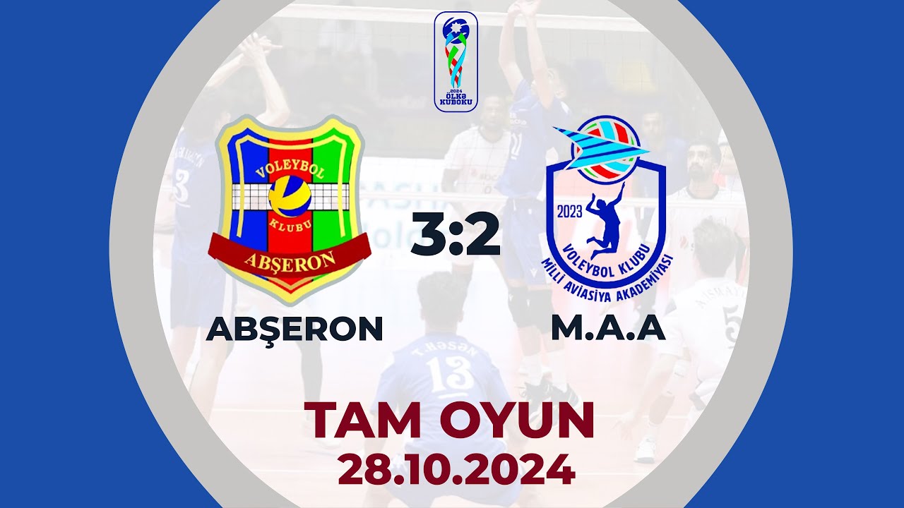 Abşeron 3:2 Milli Aviasiya Akademiyası | Voleybol, Azərbayan kuboku | TAM OYUN