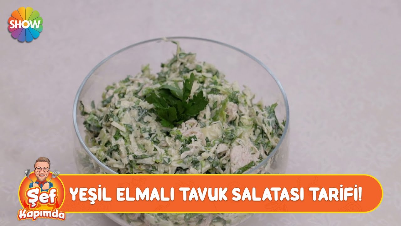 Tahsin Şef'ten Yeşil Elmalı Tavuk Salatası tarifi! | Şef Kapımda 49. Bölüm