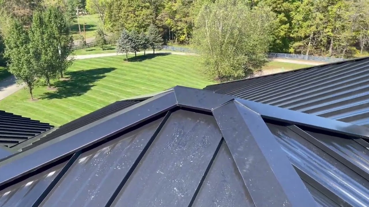 Black Standing Seam Metal Roofing Ohio
