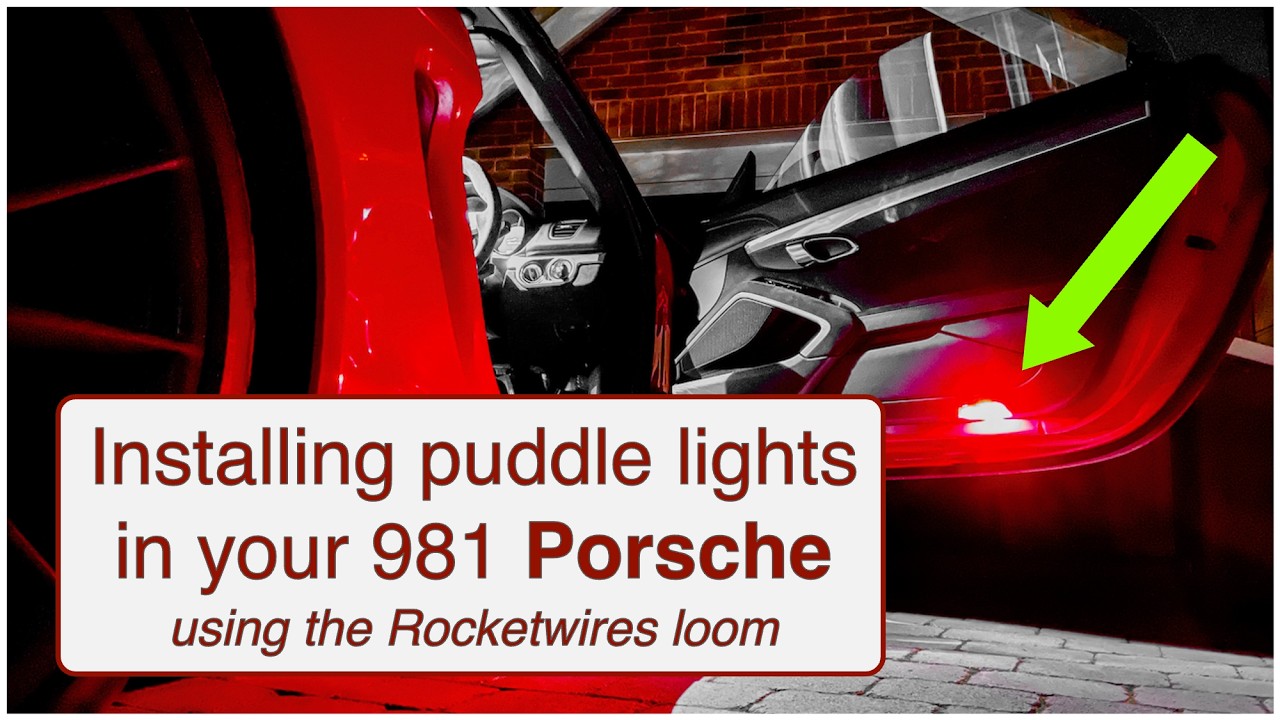 How to install puddle lights in your Porsche 981