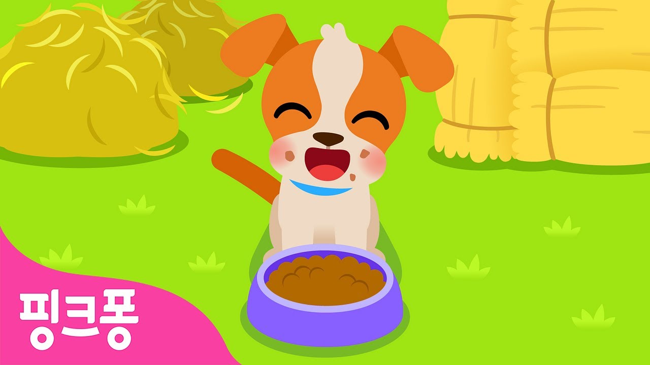 멍멍 강아지송🐶ㅣ핑크퐁의 동물 농장ㅣ농장 동물 동요ㅣ핑크퐁! 인기동요