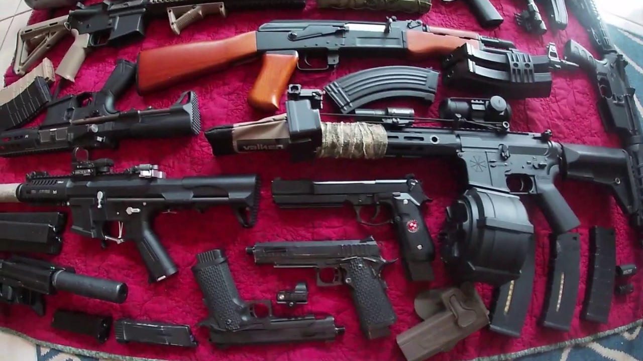 Dope Airsoft gun collection! #airsoft #airsoftobsessed #fyp