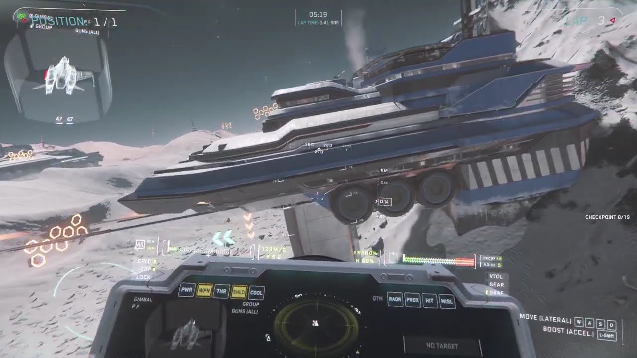 Star Citizen / Arena Commander Racing - Icebreaker in Mustang Alpha