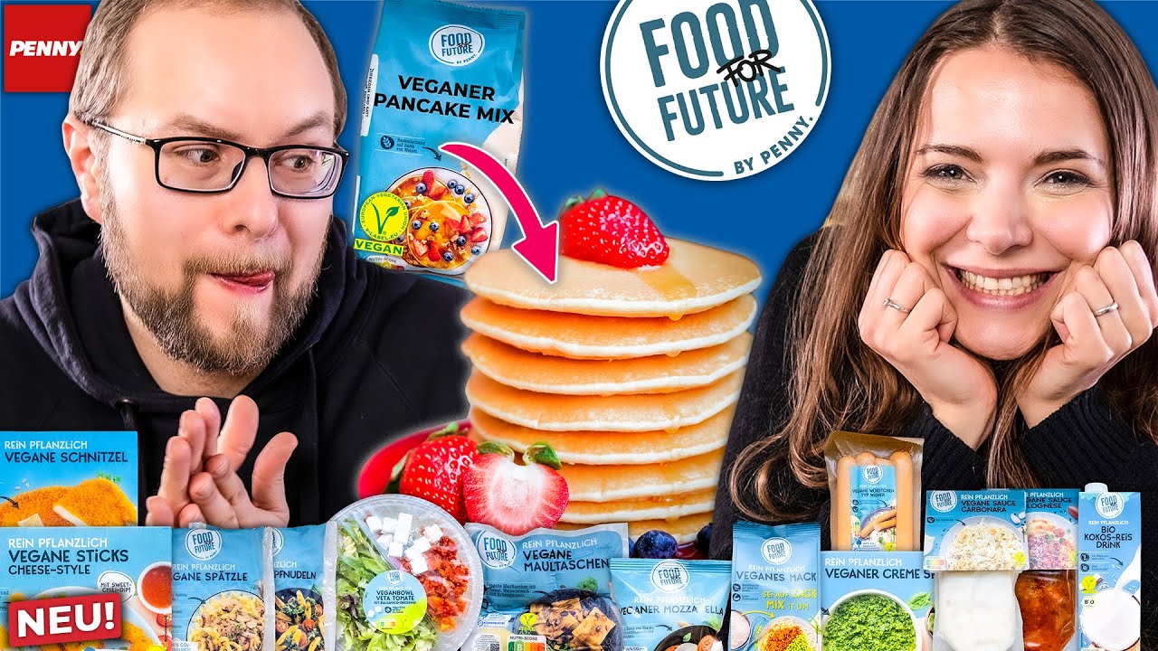 Penny ESKALIERT: Wir testen ALLE neuen VEGANEN Produkte von Food for Future | Veganuary 2022