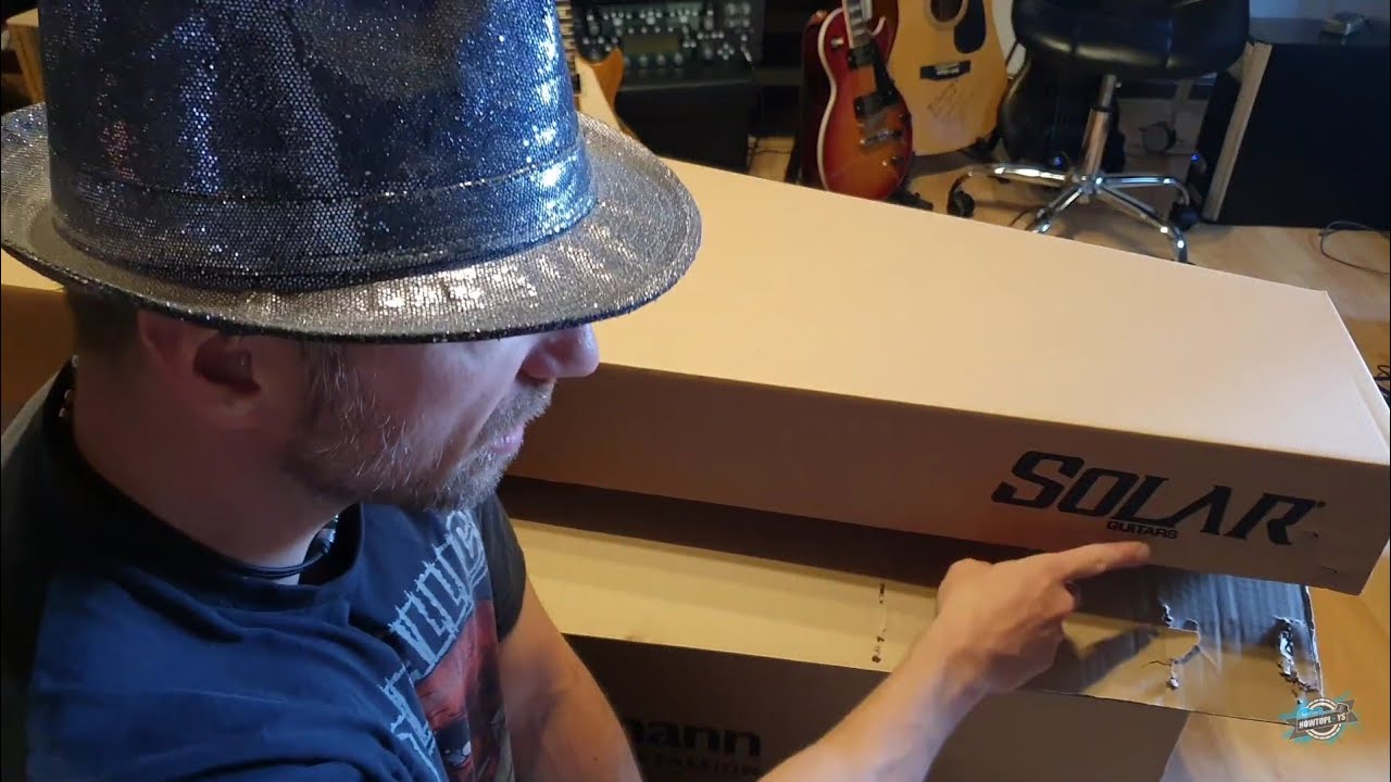 Fast Unboxing: Solar Testgitarre