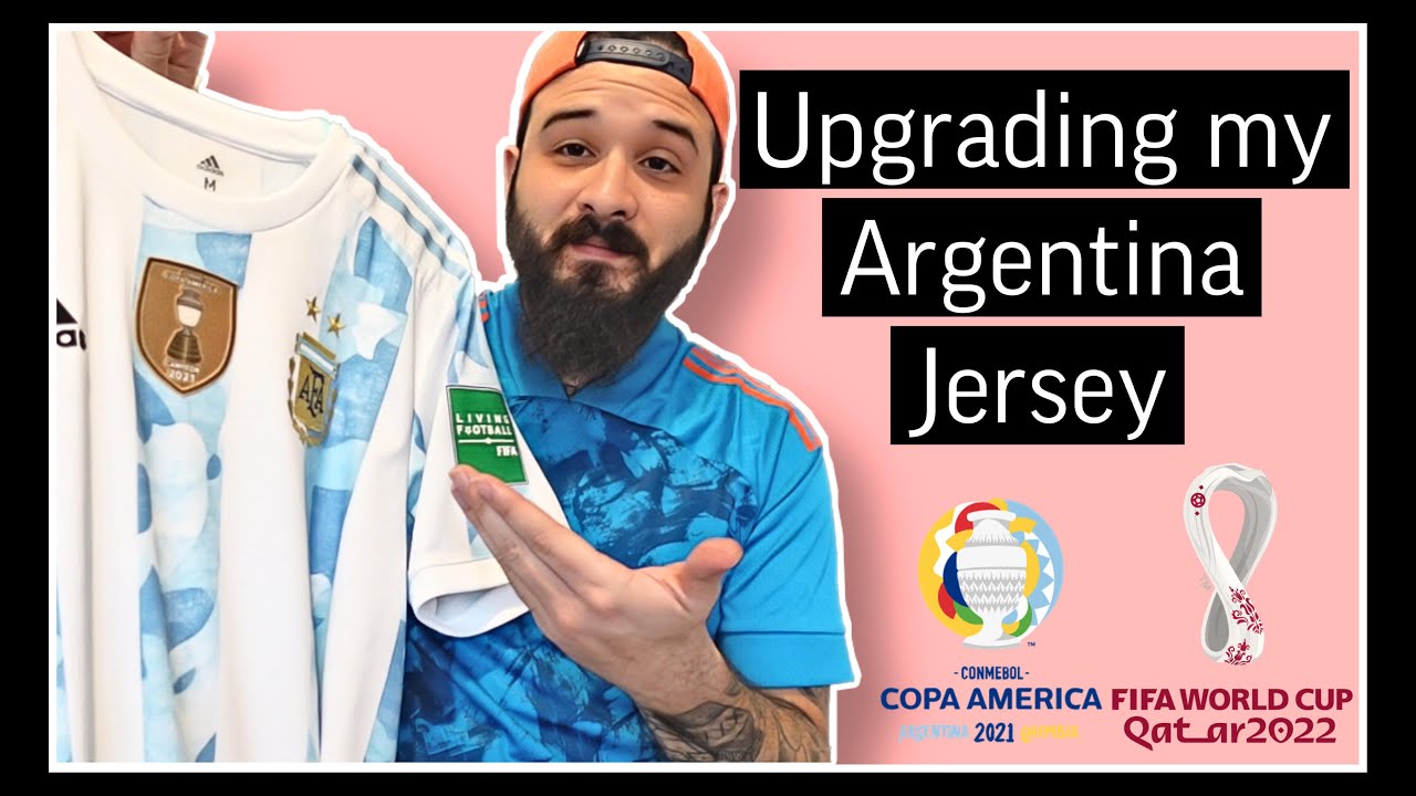 Turning my Argentina Jersey into a World Cup Qualifiers Jersey! Applying Patches!