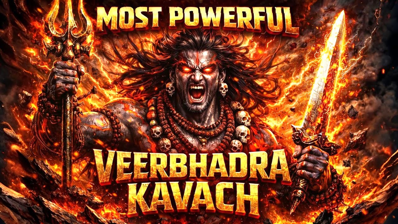 MOST POWERFUL VEERBHADRA KAVACH | Choodamani | Veerbhadra Kavach With Lyrics | Remove to Negativity