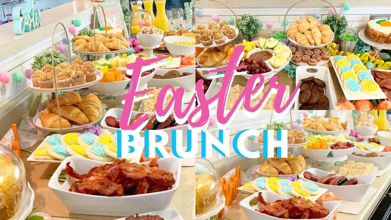 FAMILY ENJOYED! Easter & Spring Brunch Food Ideas and Buffetscape 21' | Family Home Entertaining
