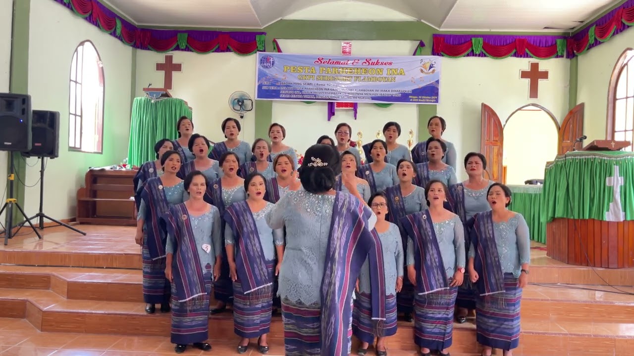 LAM DUNGO || Koor Ina GKPI Flamboyan (Juara 1)|| Parheheon Ina Res.Flamboyan Wil.9 Riau #choir #gkpi