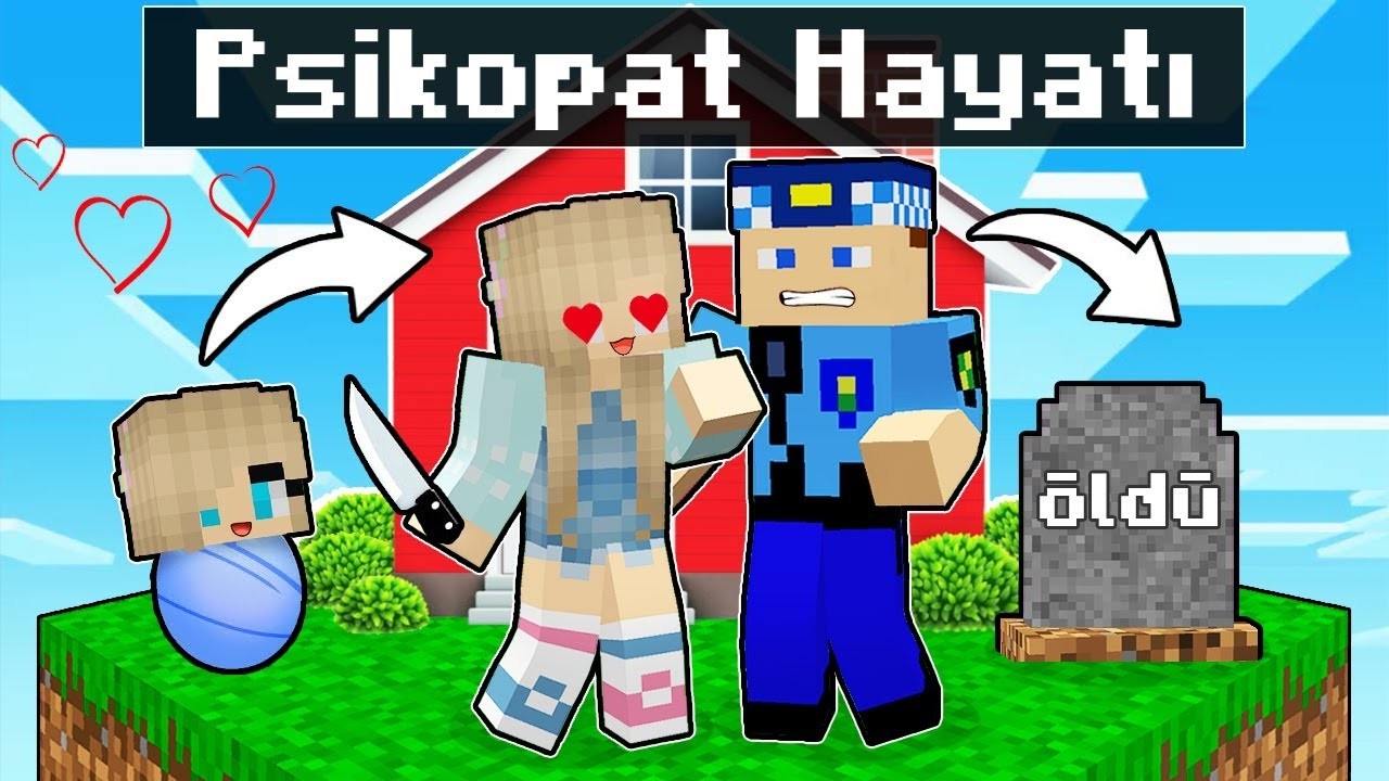 PSİKOPAT BERCA'nın HAYATI FİLMİ! -Minecraft