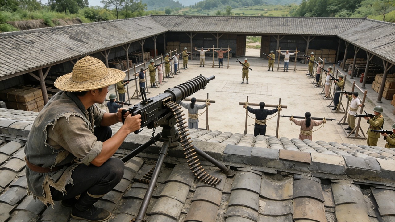 日軍設伏，頂級狙擊手精準狙擊，單槍匹馬殺穿整座敵營！⚔️ 抗戰 | Kung Fu