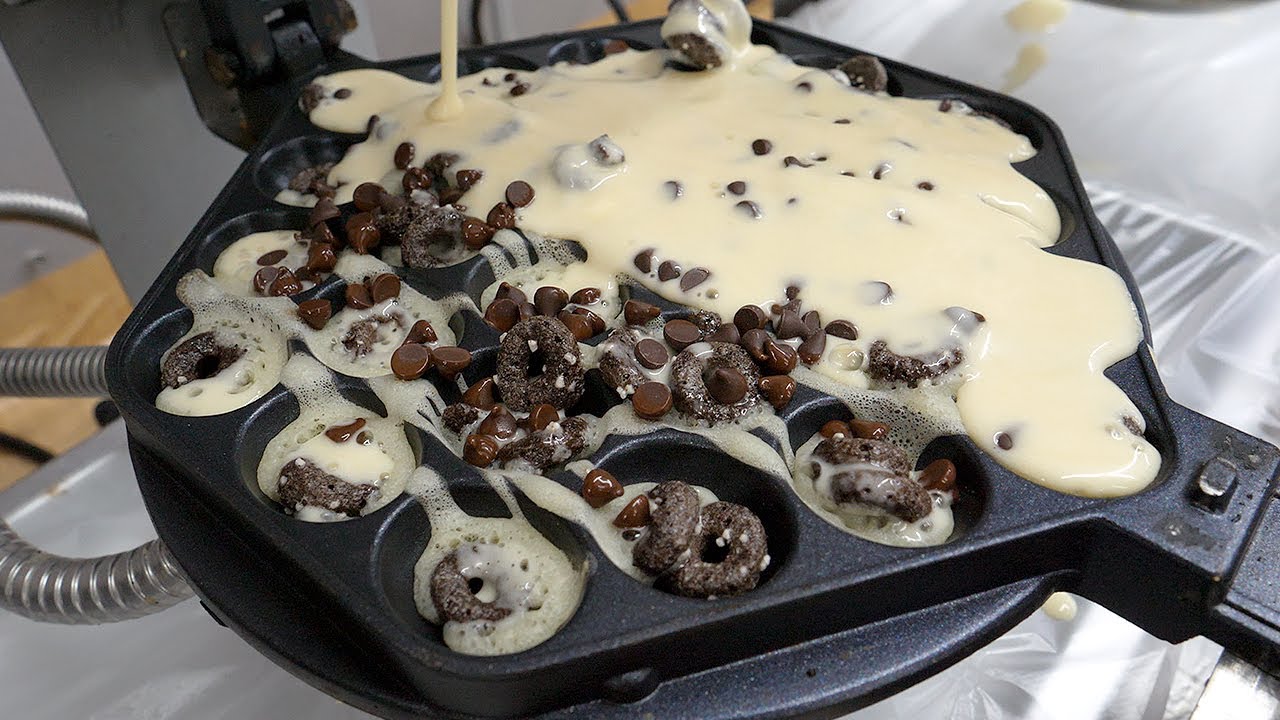 шоколадные вафли oreo - корейская уличная еда