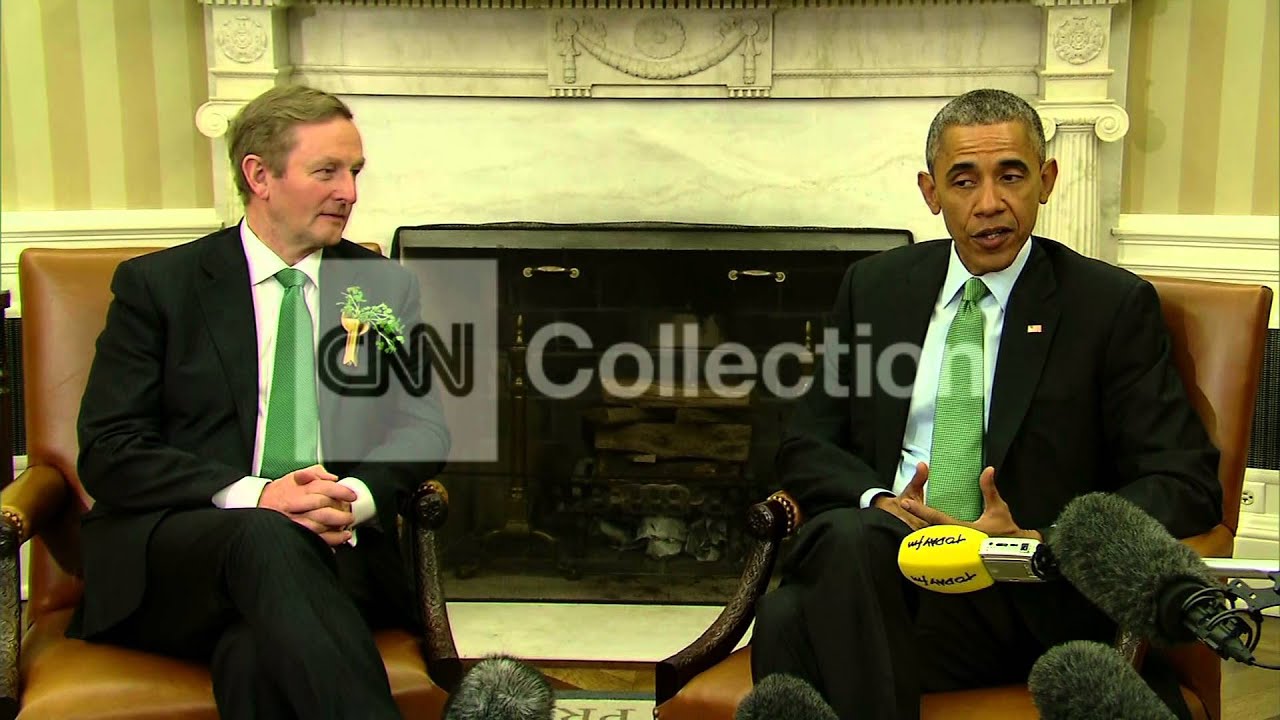 OBAMA-HOPE FOR LUCK OF IRISH-REPUBLICAN BUDGET