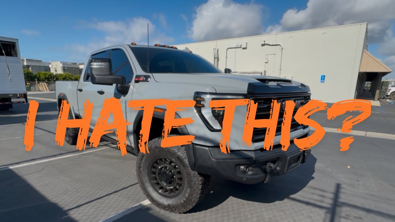 I HATE THIS……what I don’t like about the best truck I’ve ever had. 2025 GMC 2500 AT4X AEV