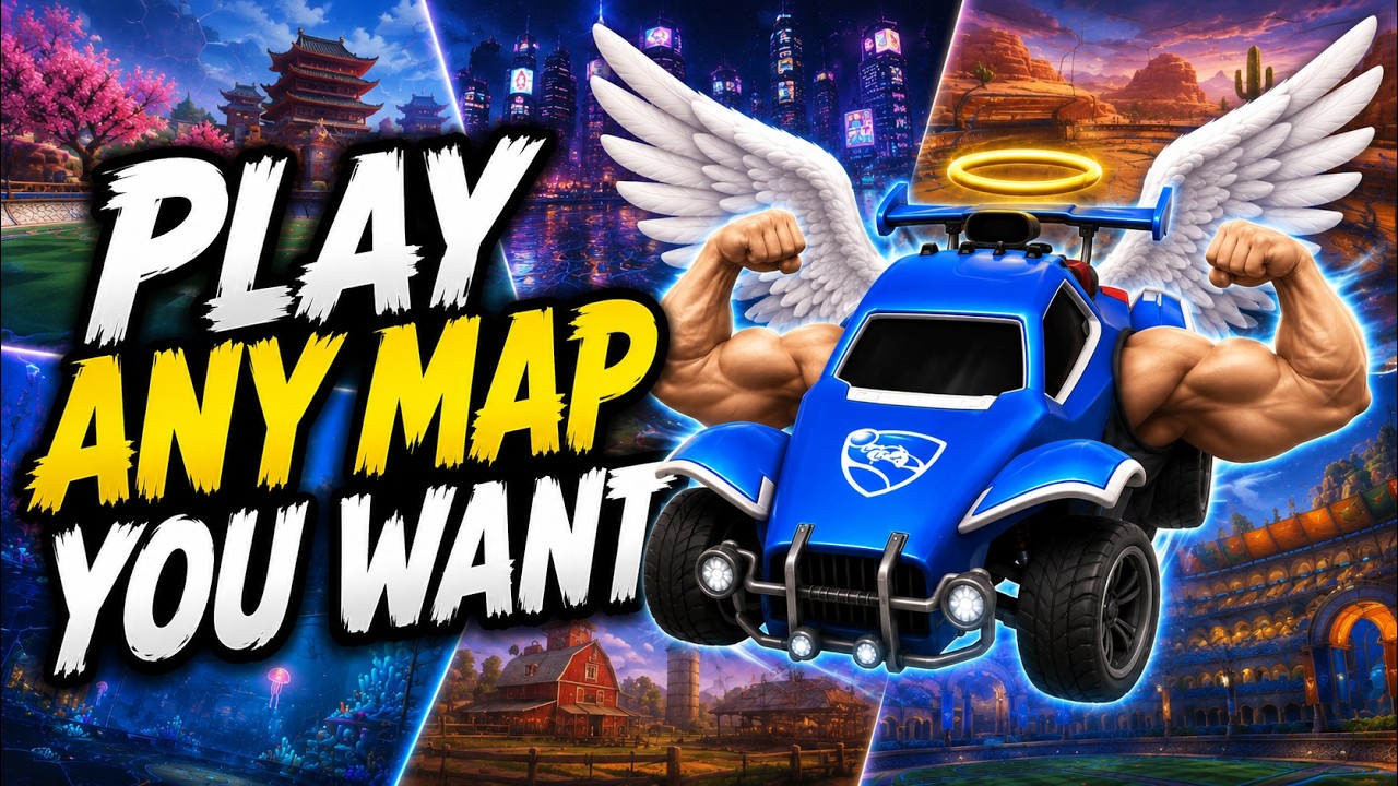 How to play ANY map you want in Rocket League!
