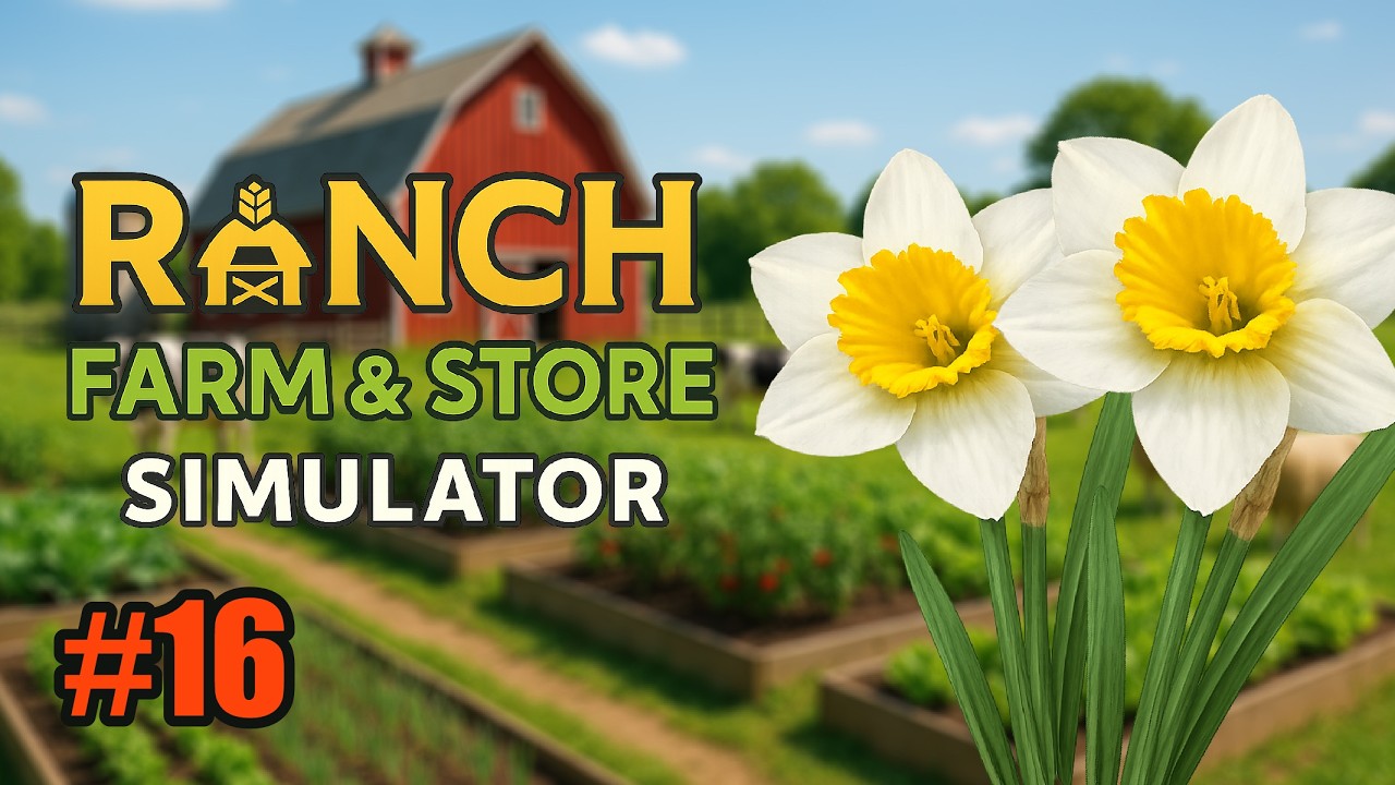 СОЛЕНЫЕ ОГУРЧИКИ, РОЗЕЛЛА с НАРЦИССАМИ | Ranch Farm and Store Simulator  ▶ ПРОХОЖДЕНИЕ #16