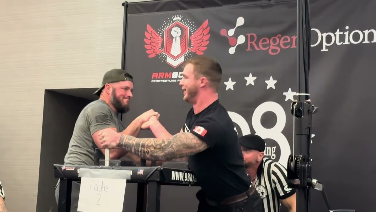 John Therrien Vs Dustin Jelliff  🔥 Right arm