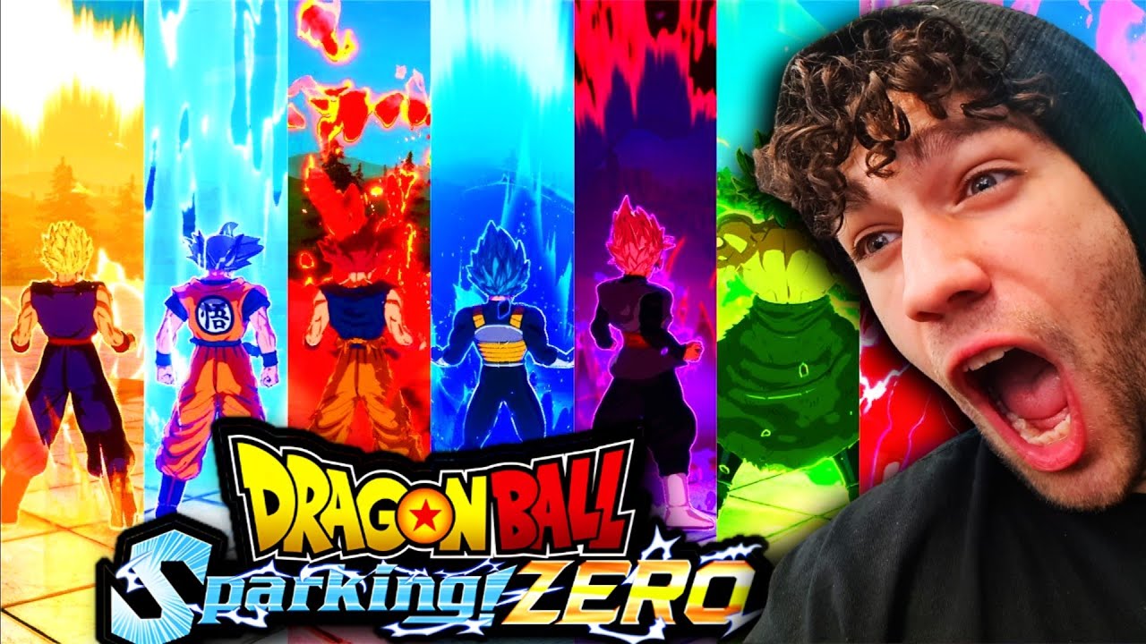 Реакция игрока LEGENDS на каждую трансформацию и слияние в Dragon Ball Sparking Zero