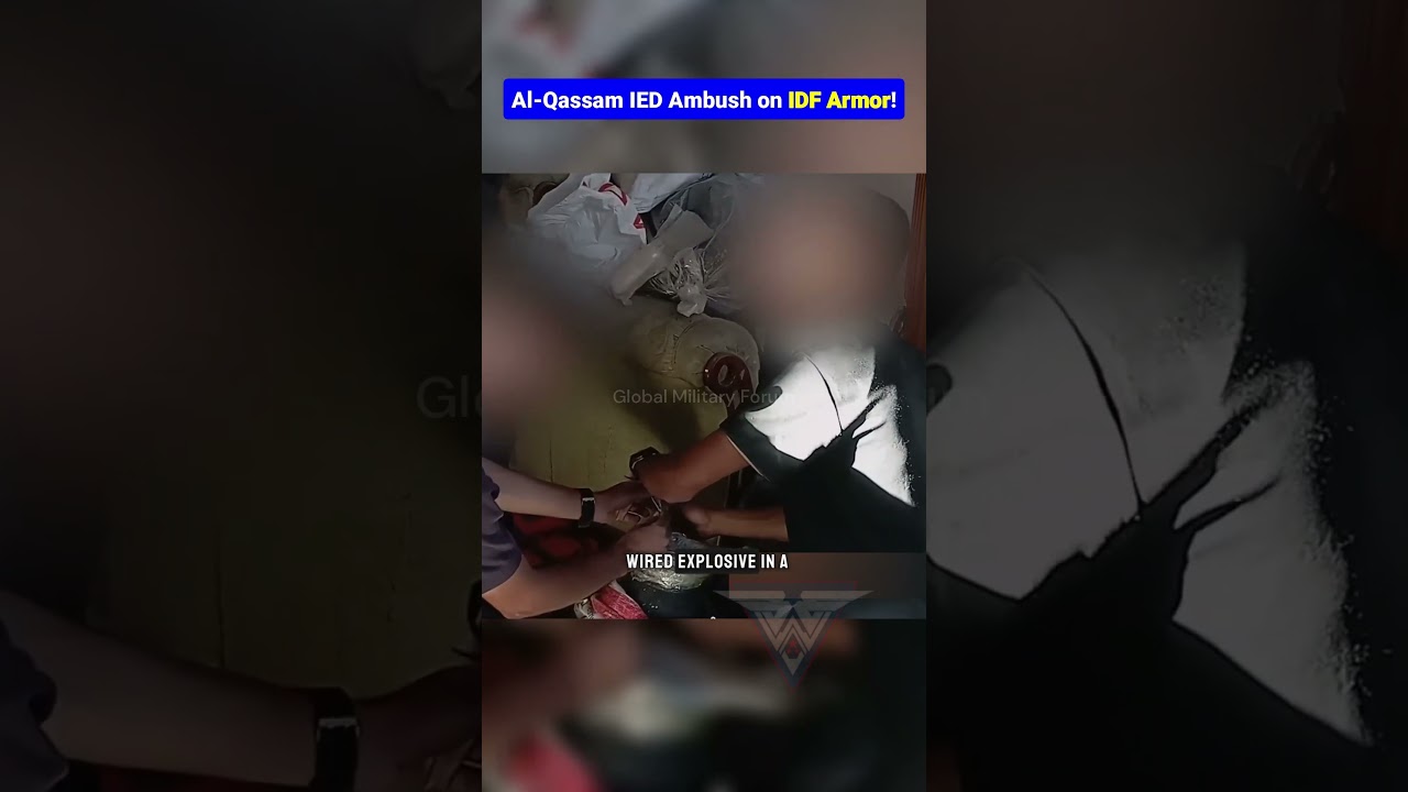 Al-Qassam IED Ambush on IDF Armor