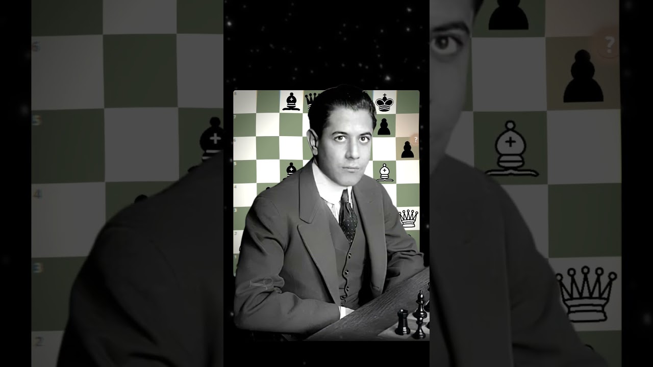 Jose Capablanca's Brilliancy💎(17)#chess #capablanca #brilliantmove #chessmaster #edit