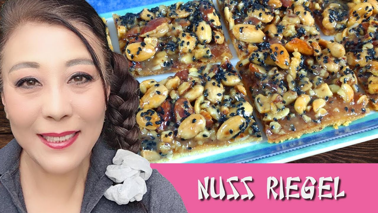 Nuss Riegel, Nusspl&auml;tzchen Chinesische Art. 坚果酥
